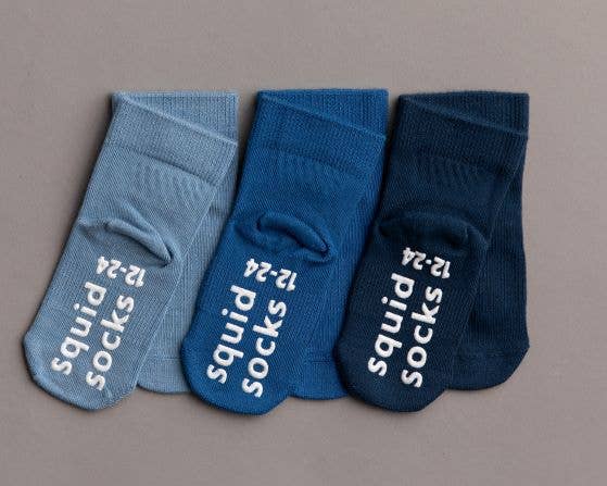 Baby & Kids Grip Socks, Colby, 3-Pack