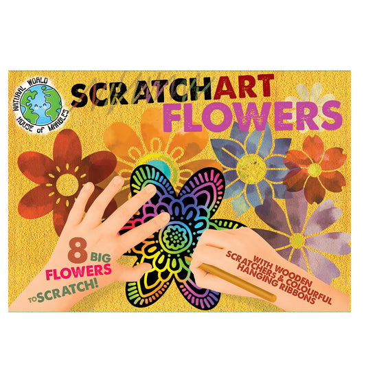 Scratch Art Flowers