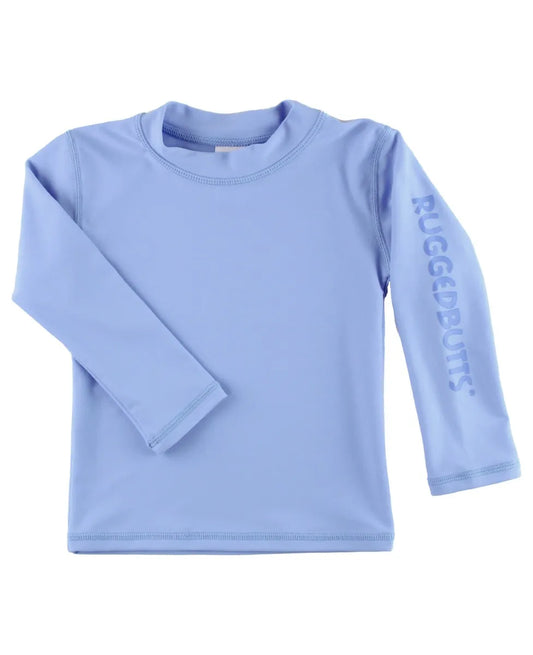 Rugged Butts Periwinkle Long Sleeve Logo Rash Guard