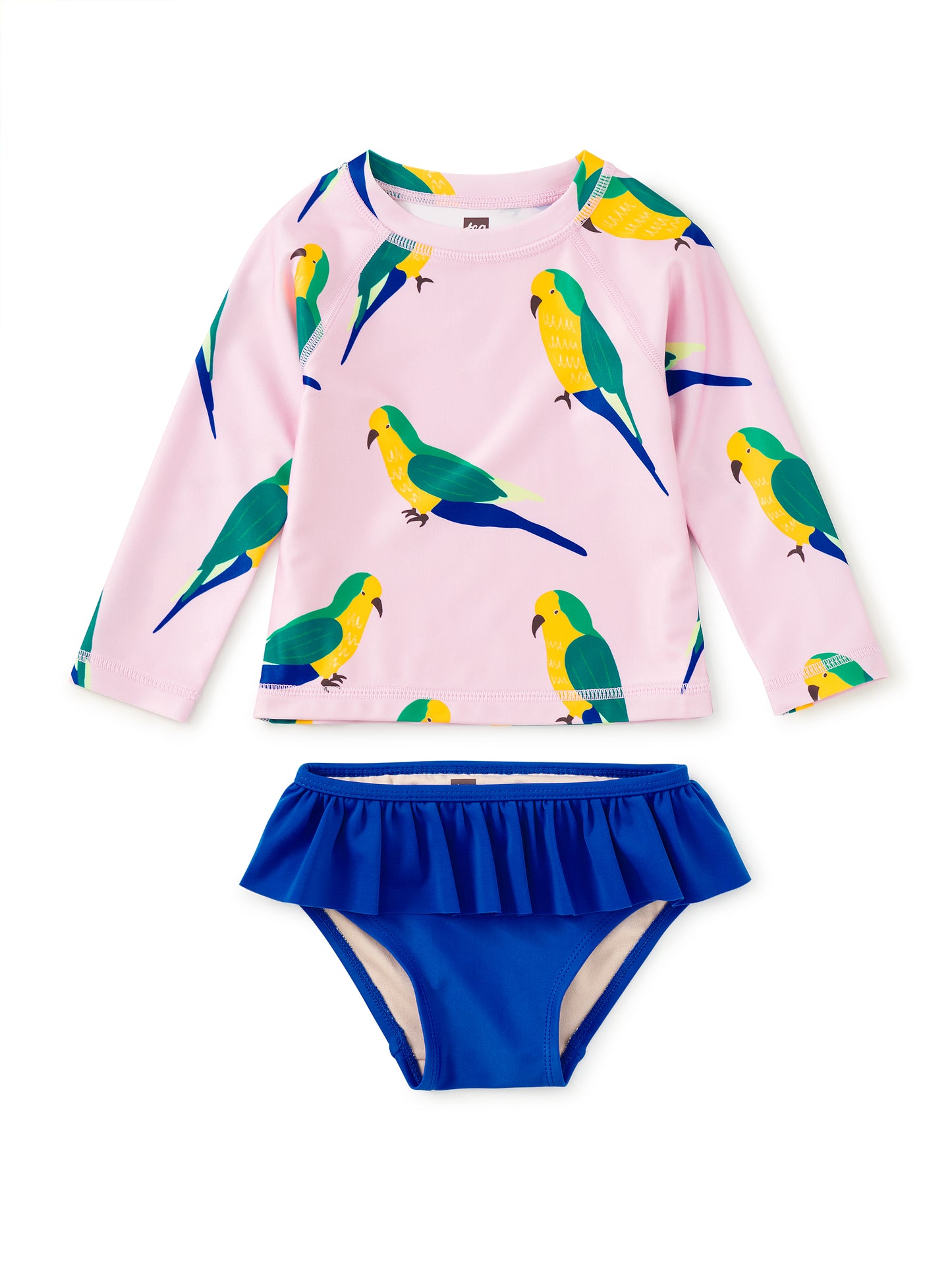 Tea Rash Guard Baby Swim Set | Monk Parakeet