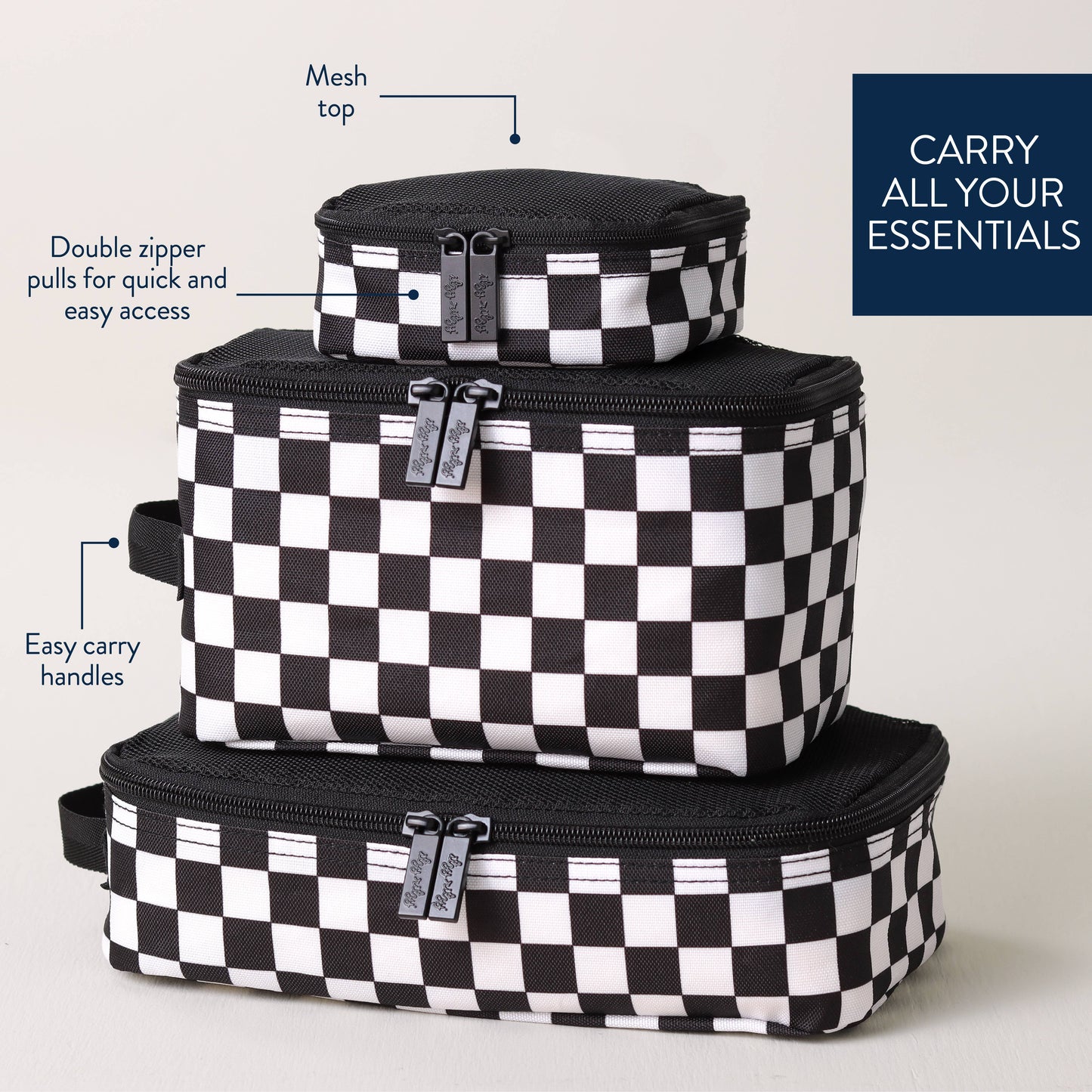 *NEW* Checkerboard Pack Like A Boss™ Packing Cubes