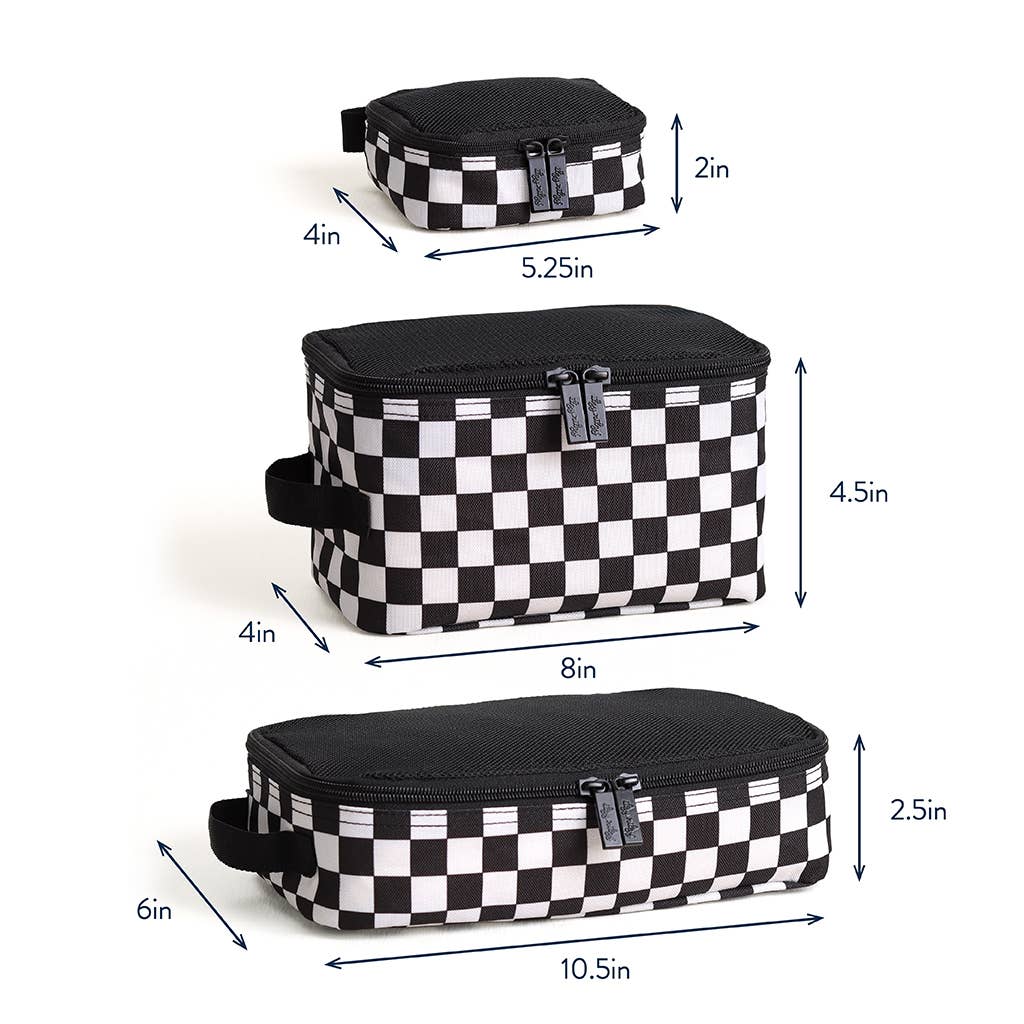 *NEW* Checkerboard Pack Like A Boss™ Packing Cubes