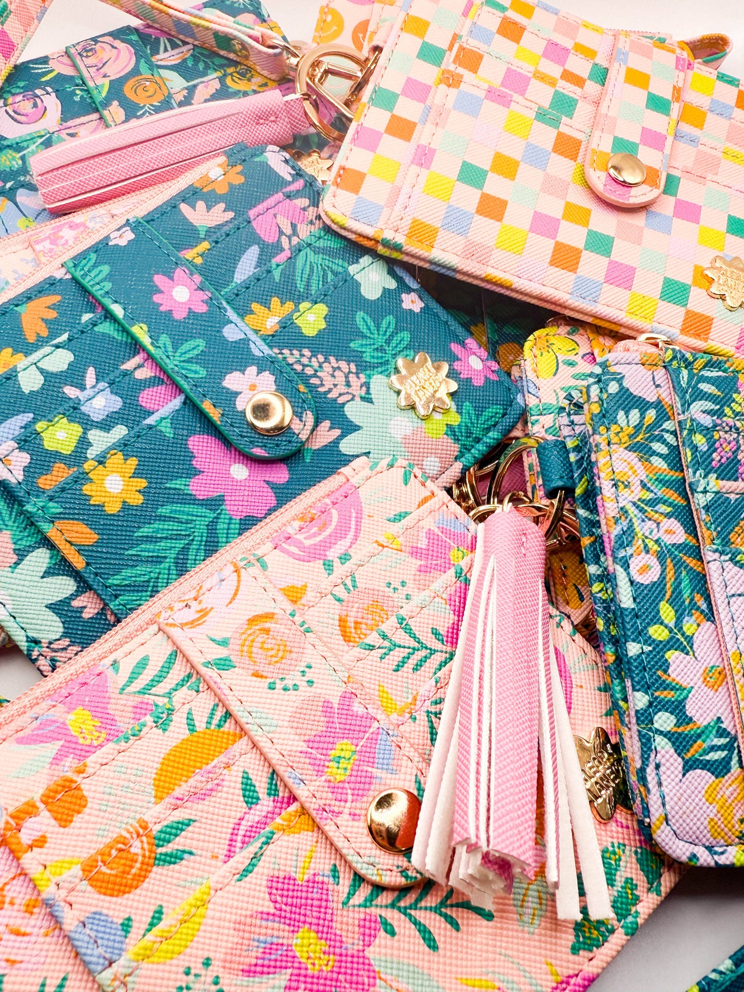 Colorful Wallet Keychains