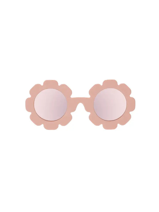 Babiators - Polarized Peachy Keen Flower with Rose Gold Mirrored Lenses