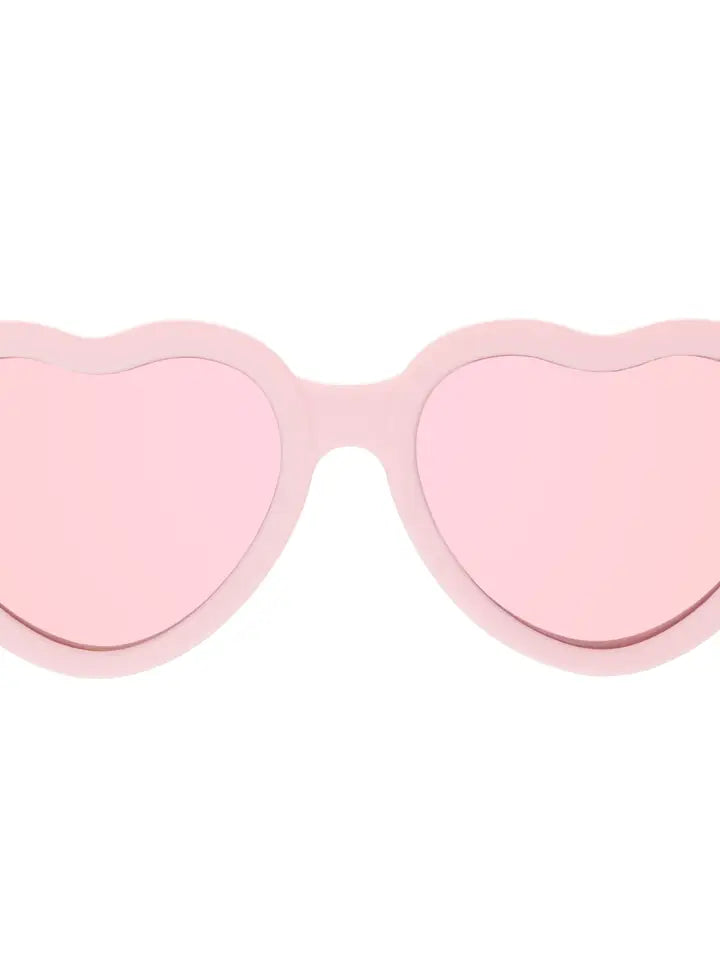 Babiators - Original Hearts Ballerina Pink Rose Gold Mirrored Lenses