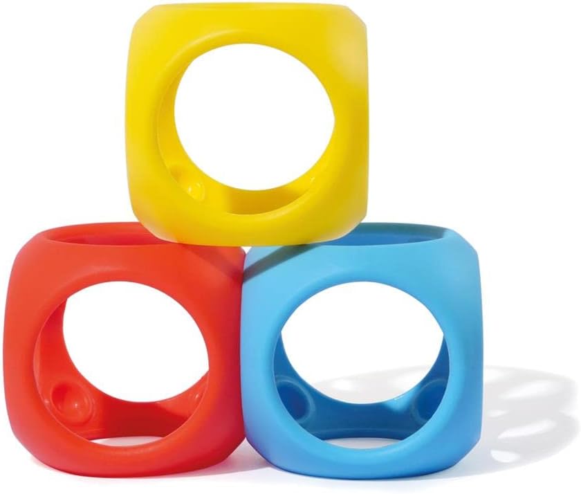 oibo elastic baby ball set | primary colors