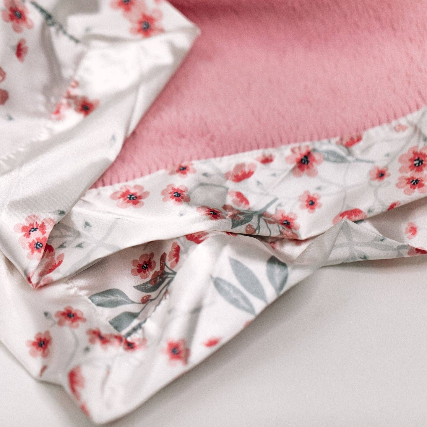 SATIN BACK RECEIVING BLANKETS