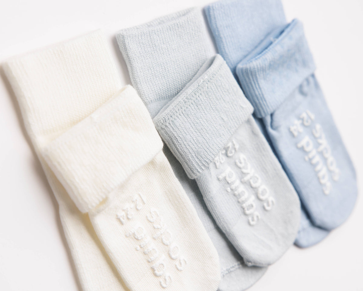 Baby & Kids Grip Socks, Casen, 3-Pack