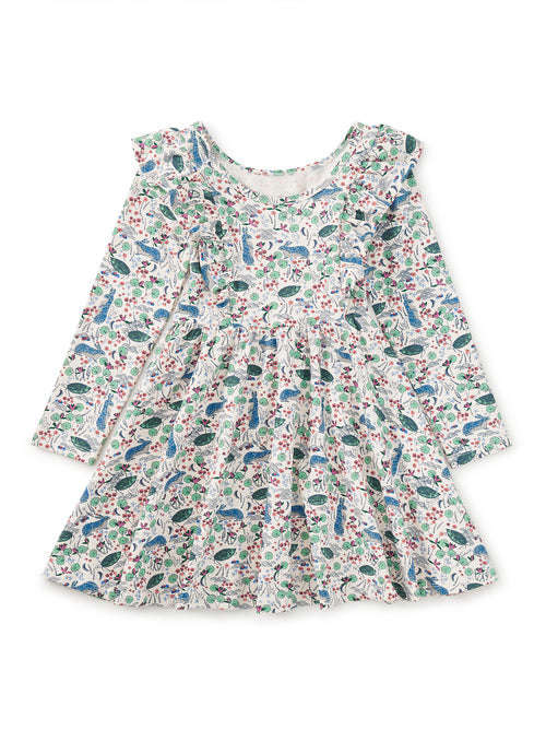 Tea Girls Ruffle Shoulder Ballet Dress | Rabbit & Turtle Folktale
