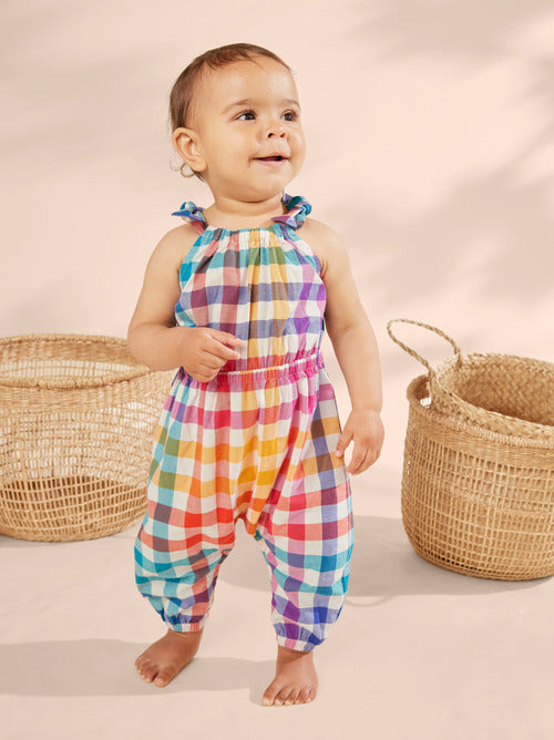 Tie Shoulder Baby Romper