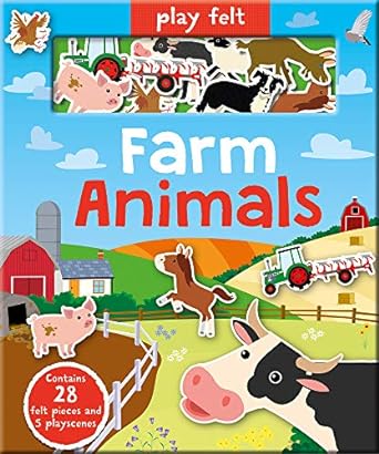 Play Felt Farm Animals Book