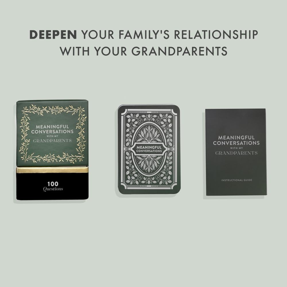 Meaningful Conversations with Grandparents | 100 Questions Card Set