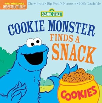 Cookie Monster Finds A Snack Sesame Street Indestructible Book