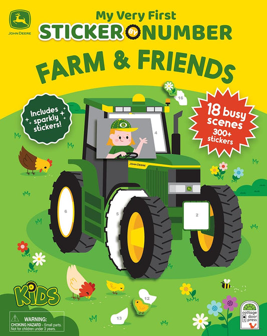 Farm & Friends Sticker by Number Book