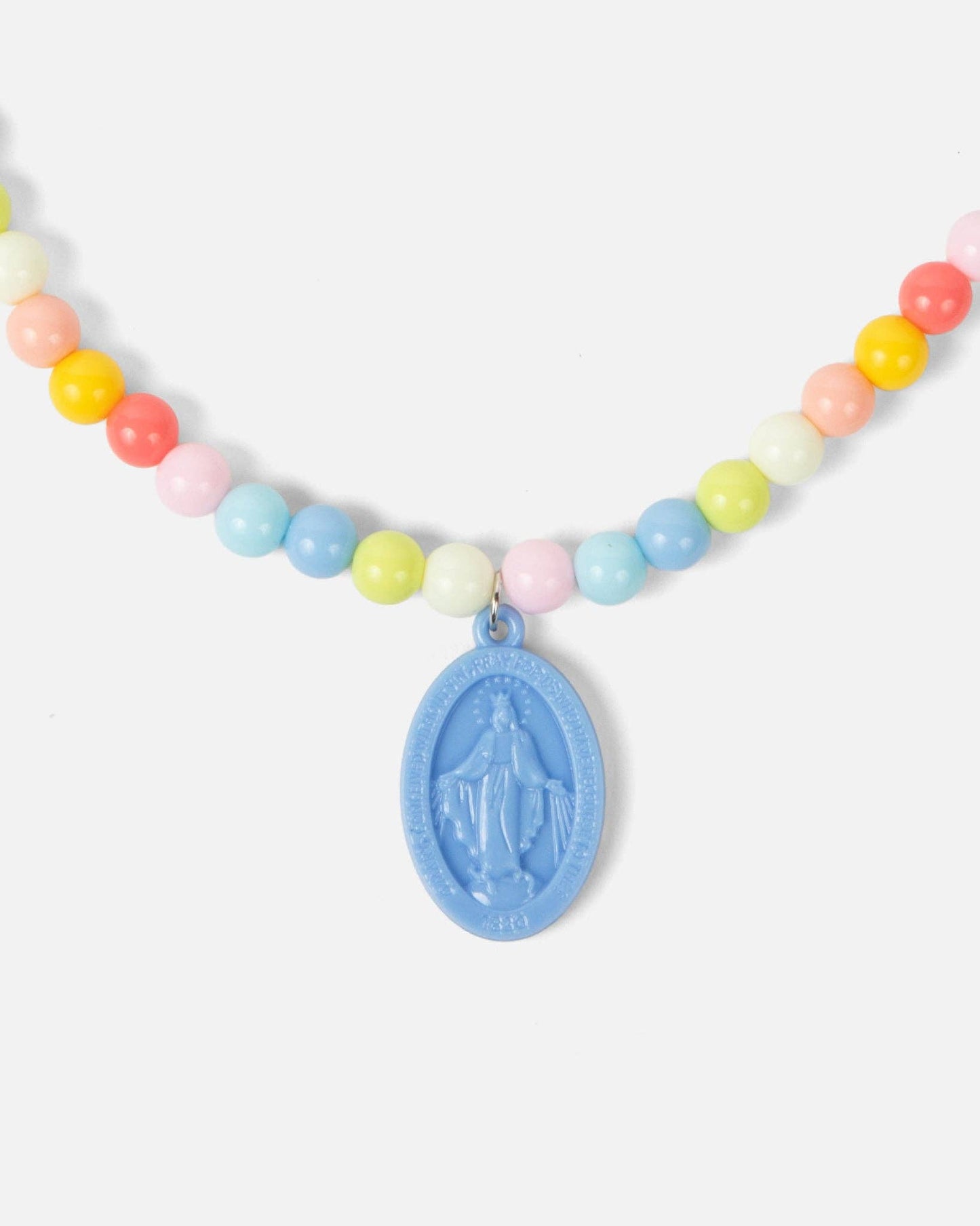 Miraculous Medal Plastic Children's Necklace