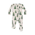 Angel Dear Rib Zipper Footie | Forest Trees