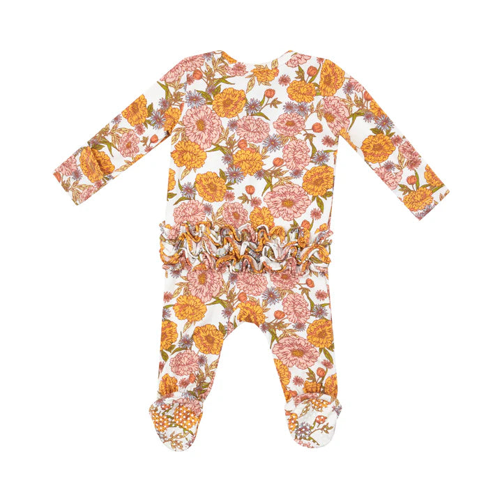 Angel Dear 2 Way Zipper Ruffle Footie | Ambers Floral