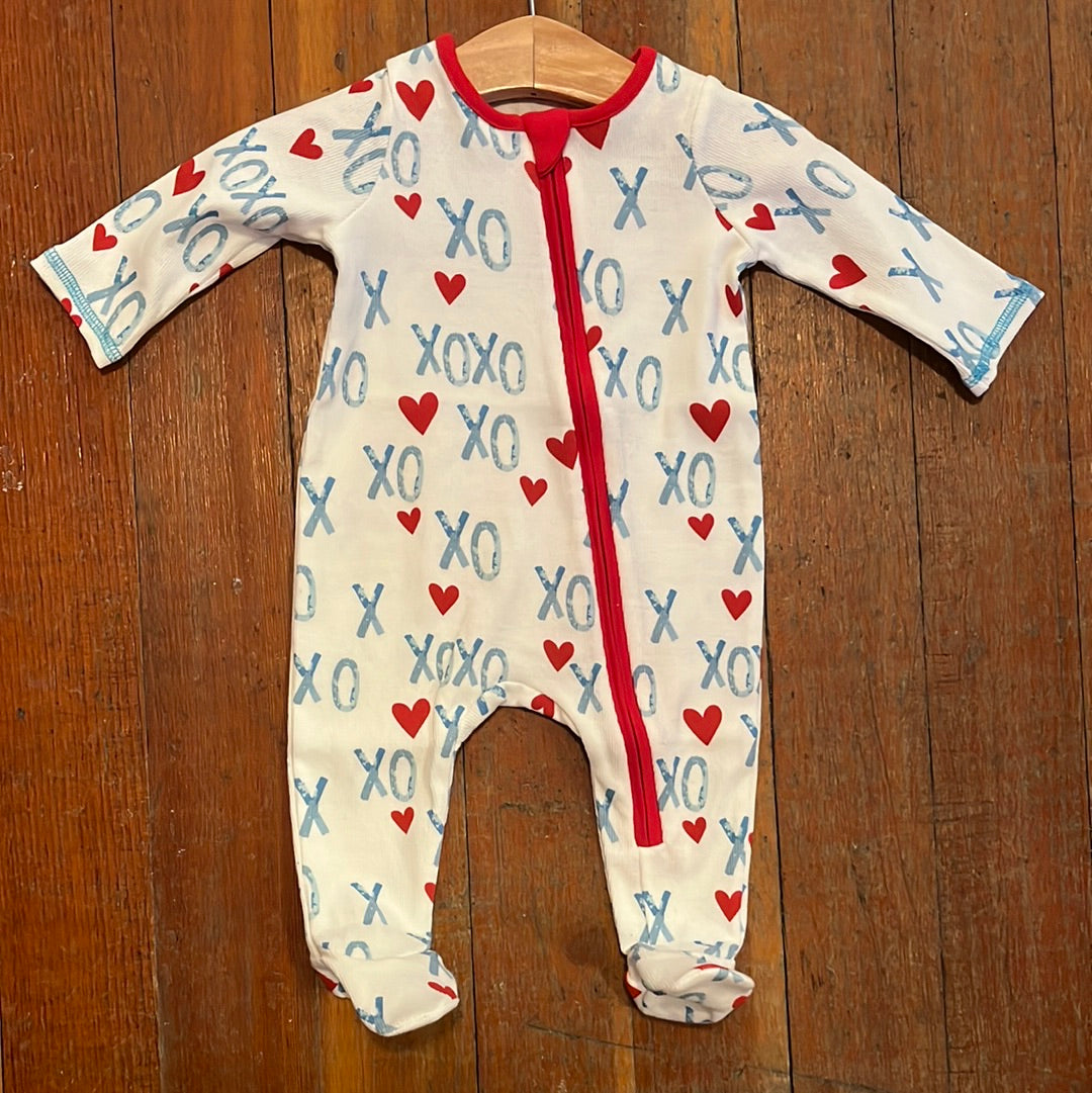 Mud Pie Blue Vday Rib Sleeper