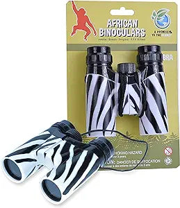 Wild Republic African Binoculars | Zebra