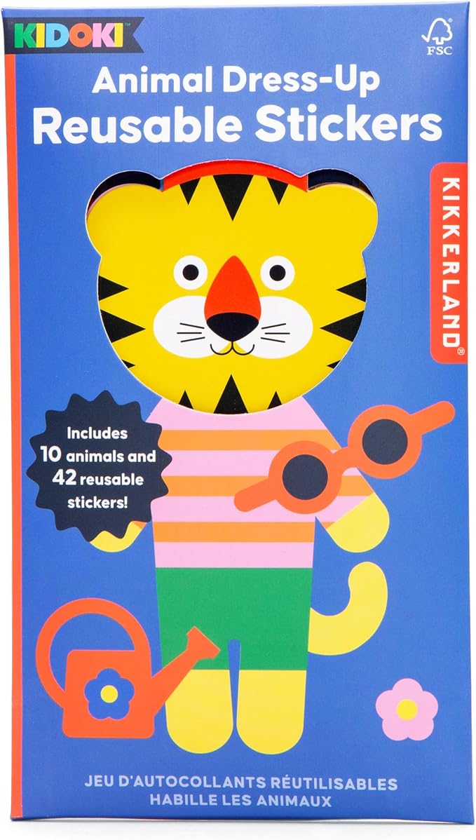 Animal Dress-Up Reusable Stickers