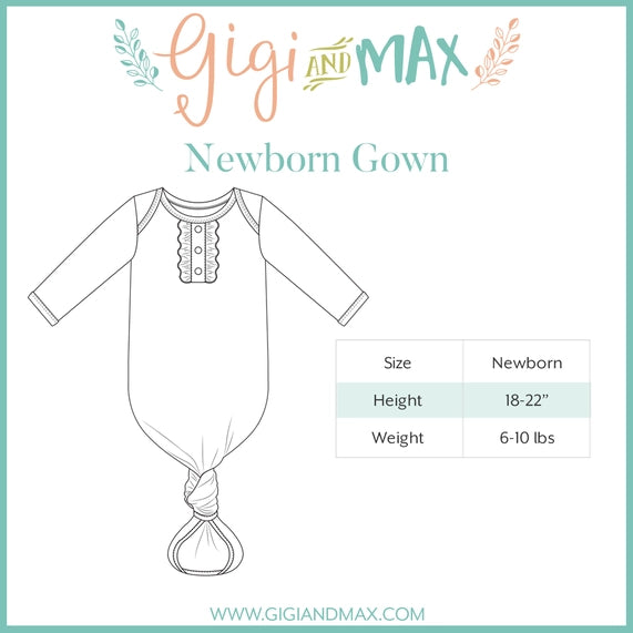 Gigi and Max Bambino Gown with Hat