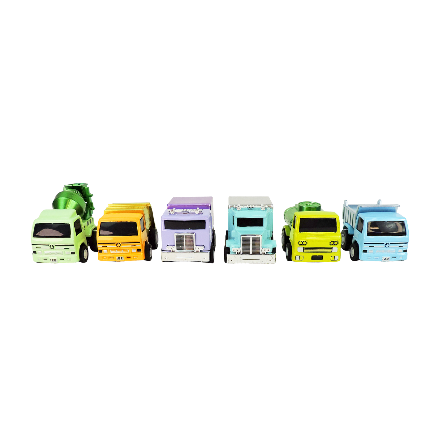 Rollin’ Medium Diecast Pull-Back Metallic Truck