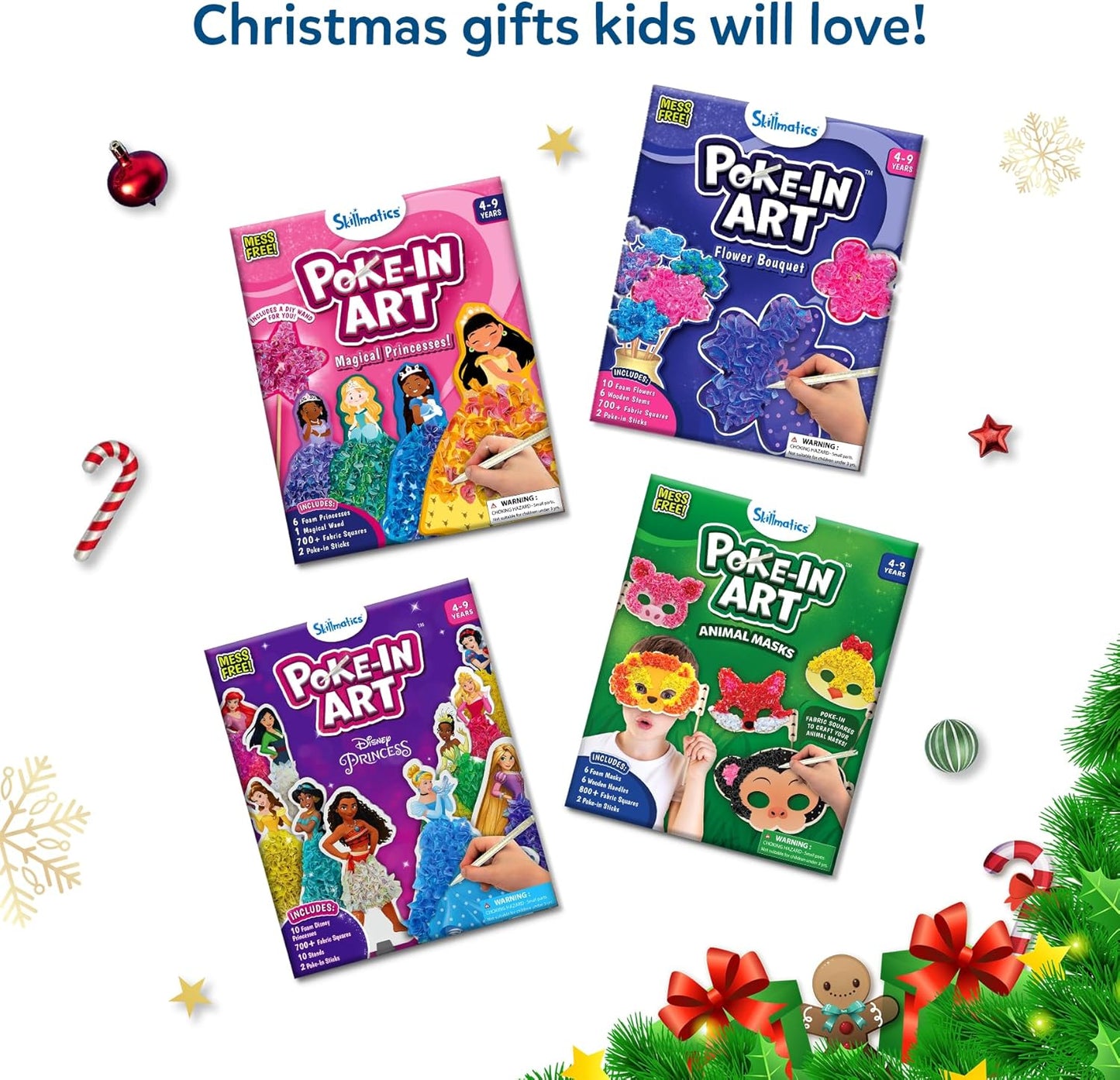 Skillmatics Poke-In Art | Animal Masks