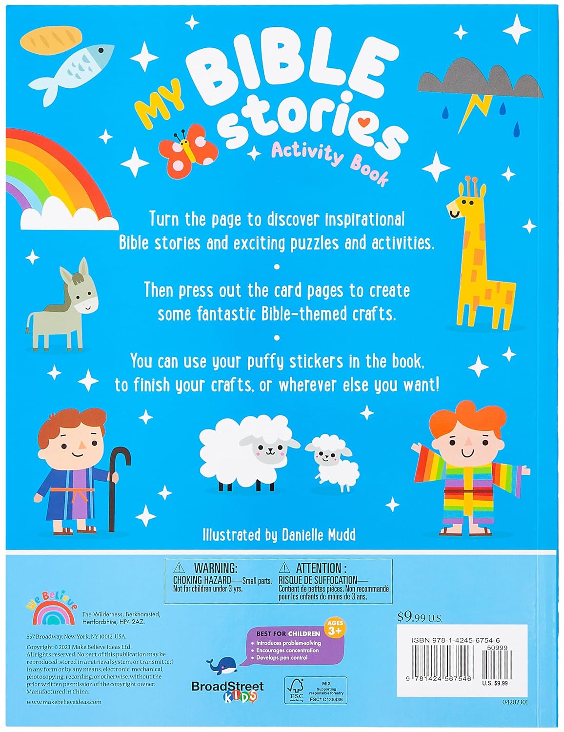 My Bible Stories Activity Book Blue