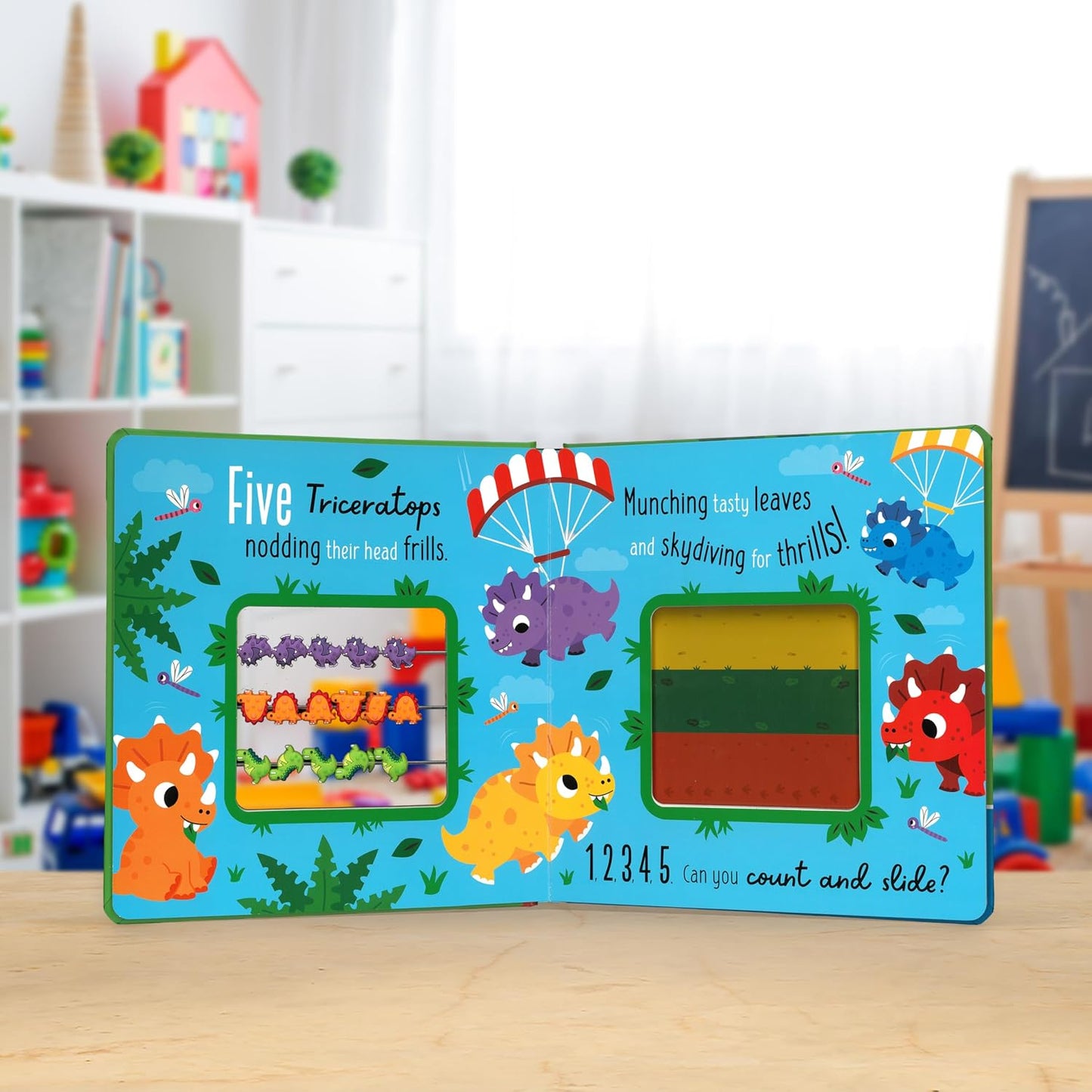Count and Slide Book | Dinosaurs