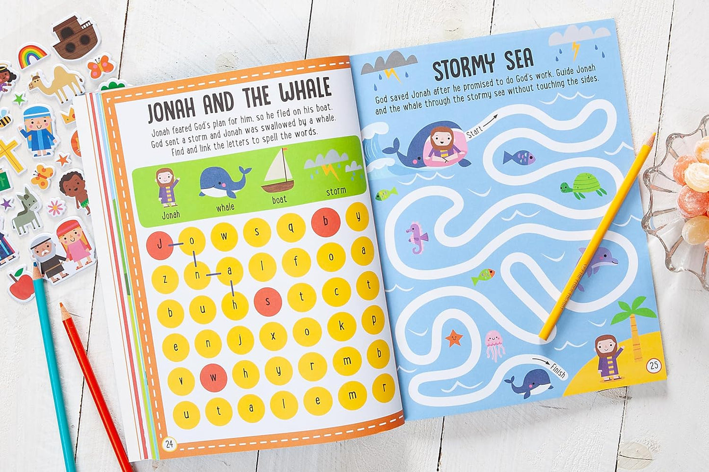 My Bible Stories Activity Book Blue