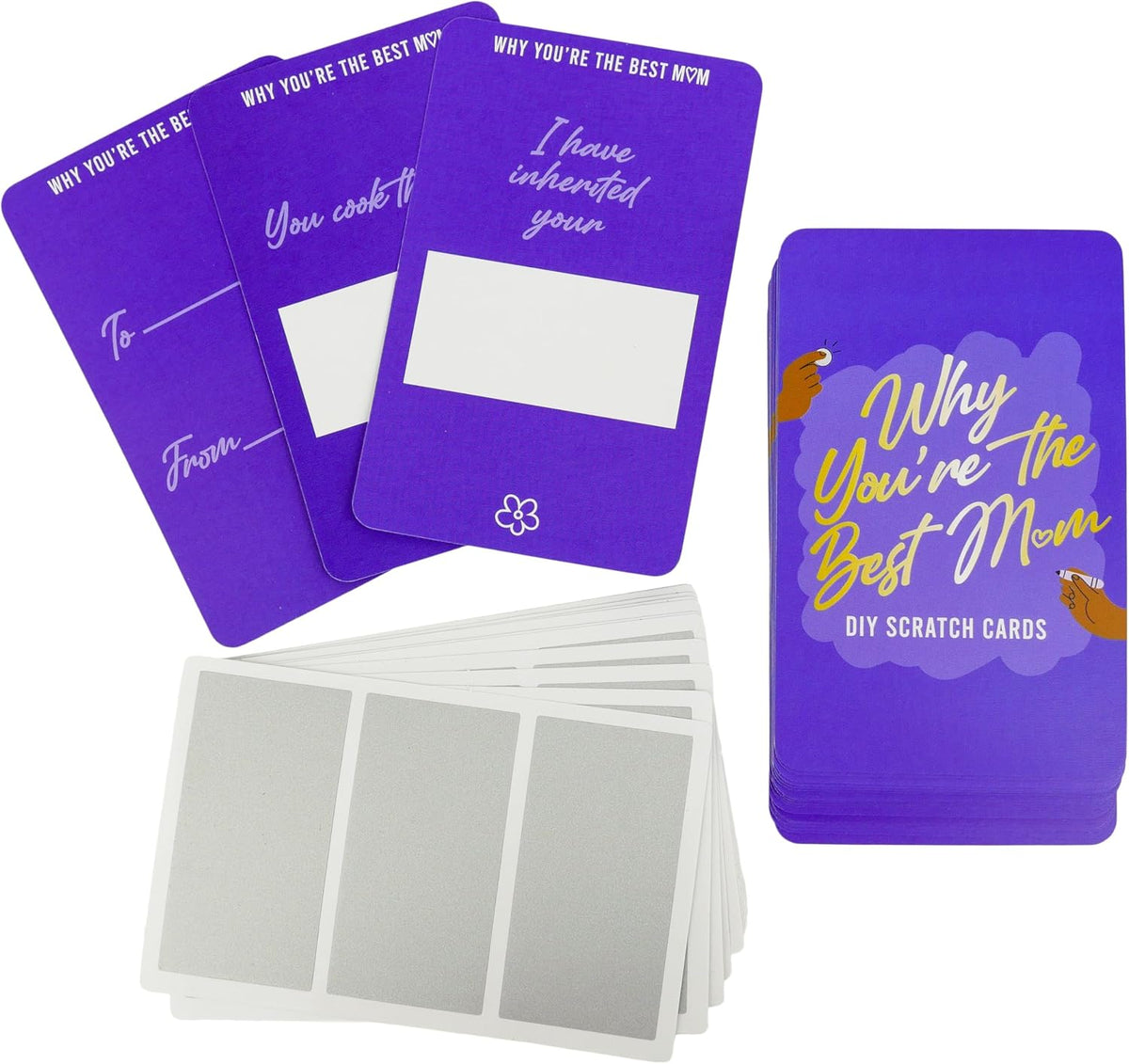 Gift Republic Why You're The Best Mom DIY Scratch Cards