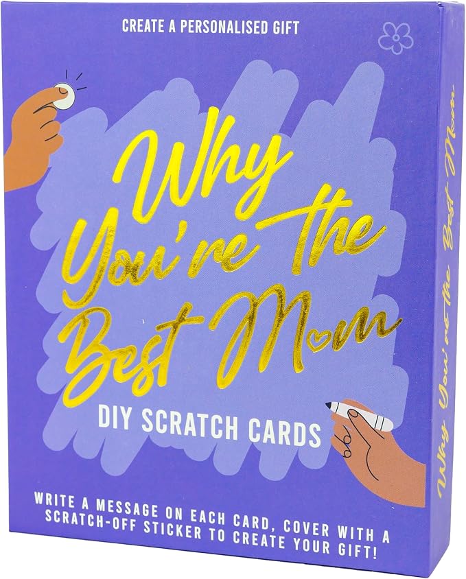 Gift Republic Why You're The Best Mom DIY Scratch Cards