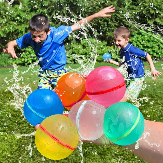 Magnetic Reusable Water Balloons Quick Fill Refillable