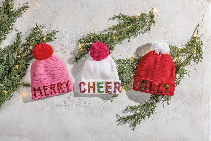 Mud Pie Holiday Beanies