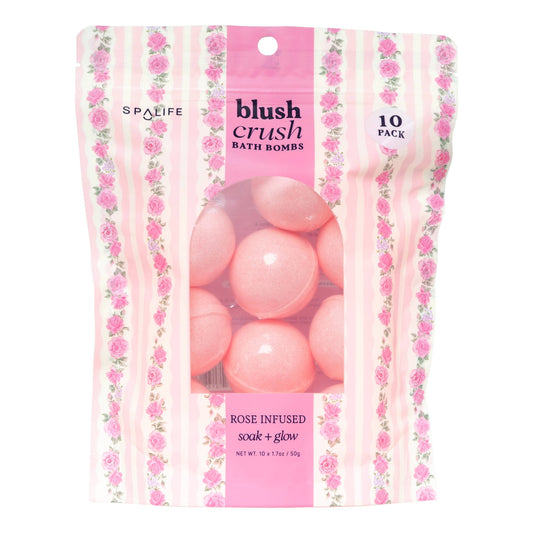 Blush Crush Bath Bombs Set – 10 Pack
