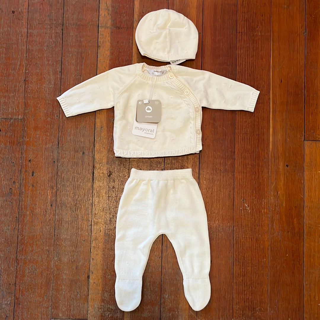 Mayoral Newborn Cream Set