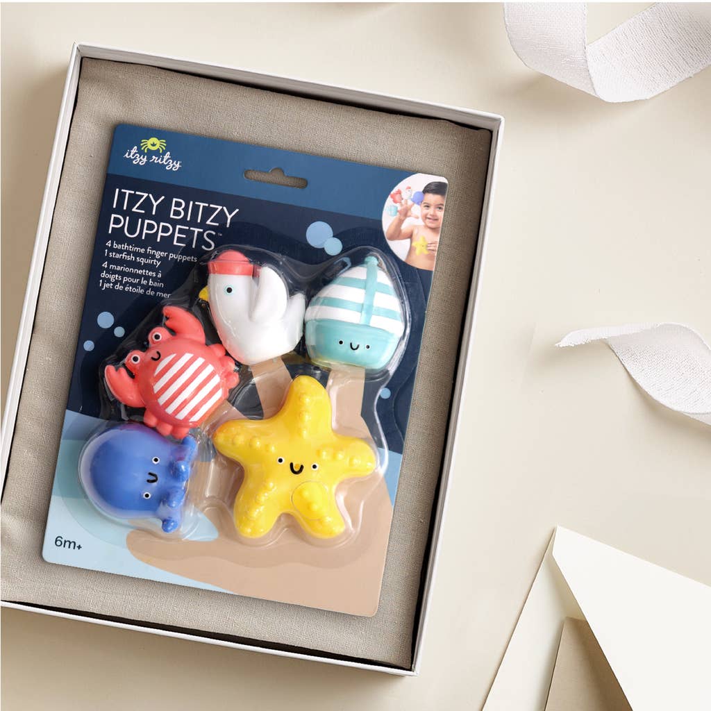 Nautical Itzy Bitzy Puppets™ - Bath + Storytelling Toys