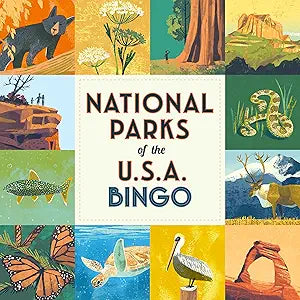 National Parks of the U.S.A. Bingo