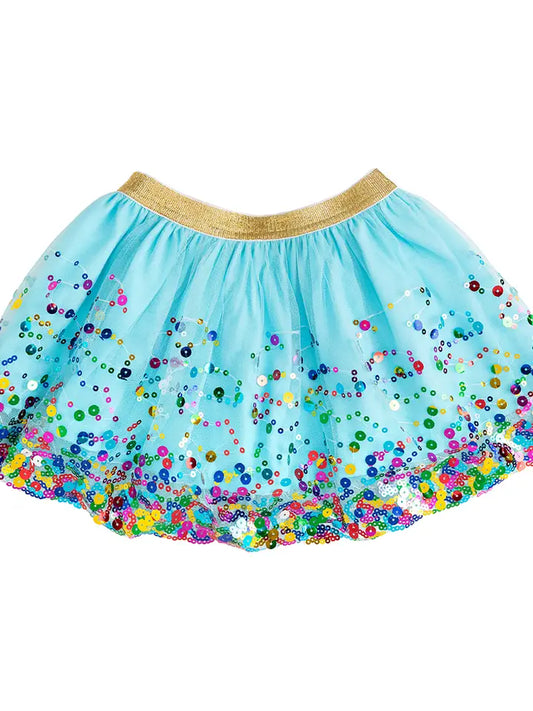 Sweet Wink Aqua Confetti Tutu