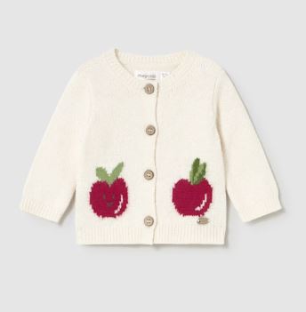 Mayoral Apple Button Sweater