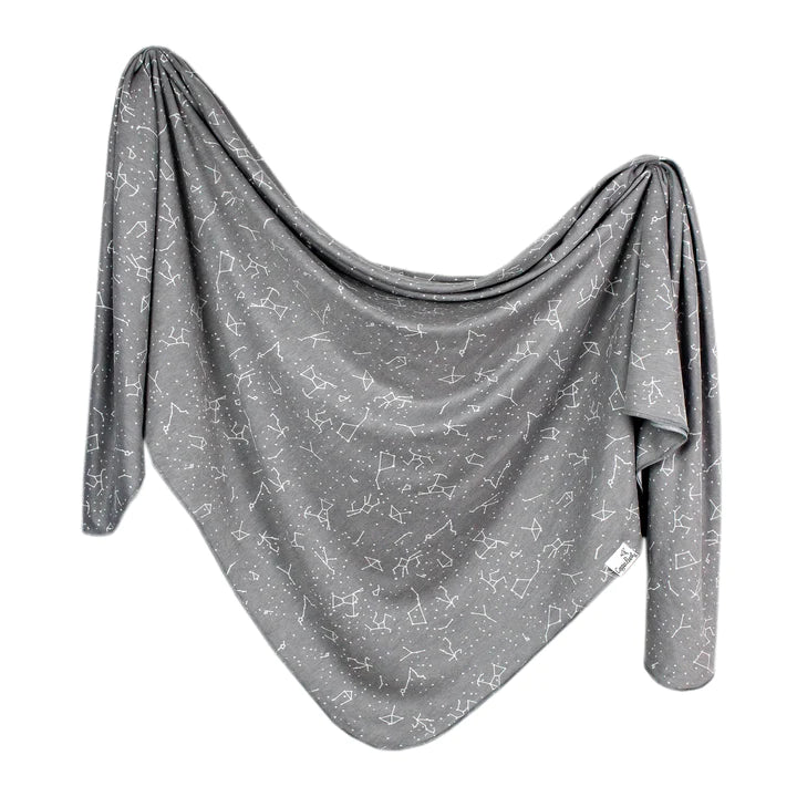 Copper Pearl Astro Knit Swaddle Blanket
