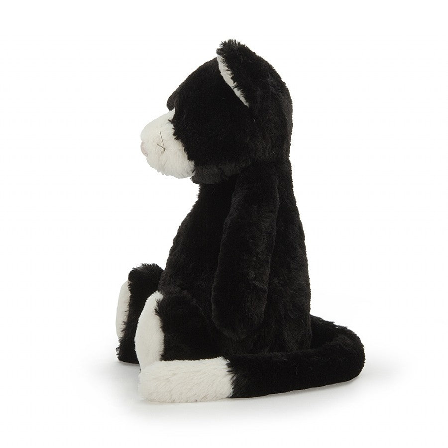 Jellycat Small Bashful Black and White Kitten