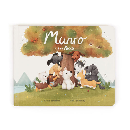 Jellycat Munro in the Middle Board Book