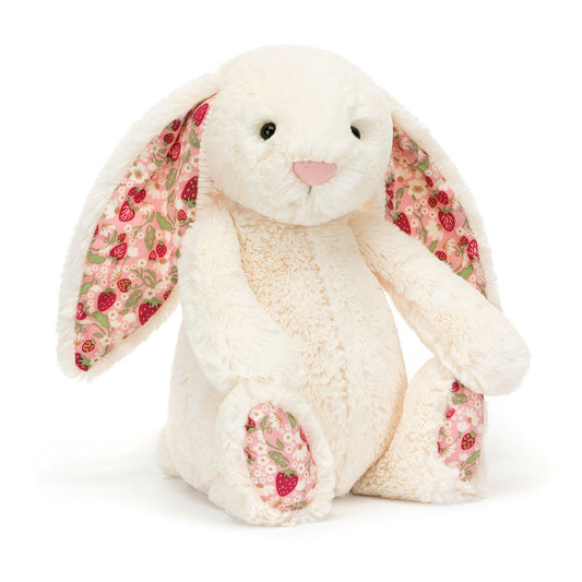 Jellycat Blossom Cream "Berry" Bunny Small