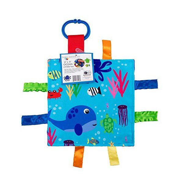 Baby Jack & Company Crinkle Square - Ocean Fish