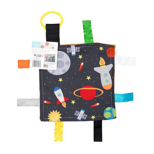 Baby Jack & Company Crinkle Square - Space Rockets