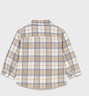 Mayoral Baby Checkered Button Down Shirt