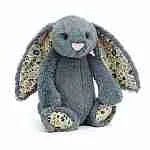 Jellycat Medium Blossom Dusky Blue Bunny
