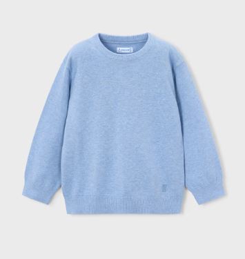 Mayoral Boy Crewneck Sweater Baby Blue