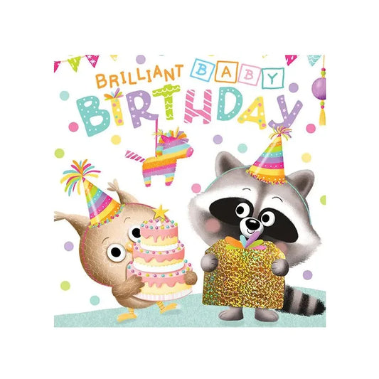 Brilliant Baby Birthday - Children's Touch and Feel and Learn Sensory Board Book